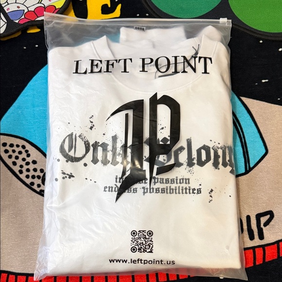 LP - SWEATSHIRT ONLY BELONG RHINESTONE WHITE ( RUNS SMALL ) Fits Large - Picture 15 of 15